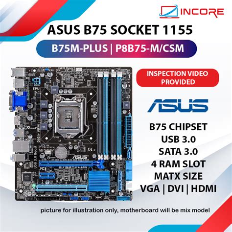 asus b75m|asus b75m plus b75.